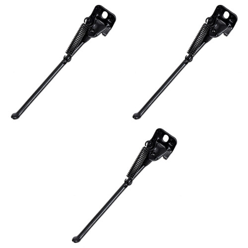3St Multifunctionele Zwarte Kinderfiets Single Side Kickstand 2