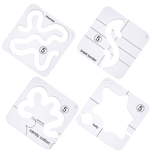 8 Pcs Patchwork Quilting Template For Diy Sewing And Embroidery 1