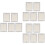 3Sets 12K Binnenblad , Wit, Perfect Voor Certificaat Printen 6
