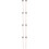 8St Marimba Hamers Drumsticks Bruin Wit Lichtgewicht 8