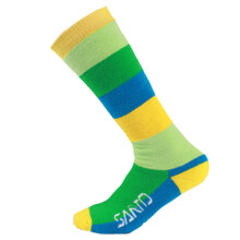 (GREEN,M) Outdoor ski socks, autumn and winter warm socks for women, full thickness hiking socks, breathable sweat-absorbent socks S023