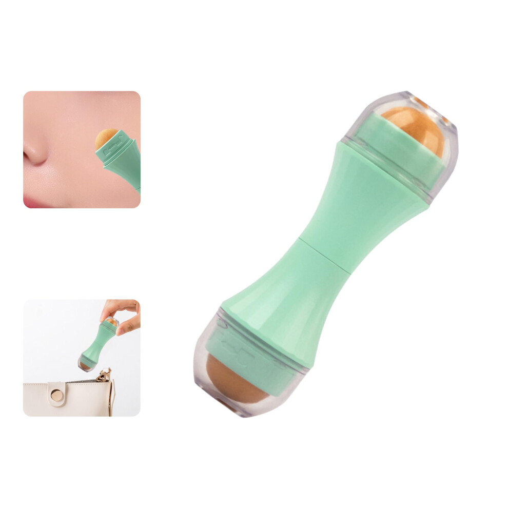 Volcanic Face Roller for Oily Skin, DoubleEnded Reusable Oil Absorbing Roller, Instant Oil Control