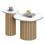 Modern Round Coffee Table & Side Table Set 1