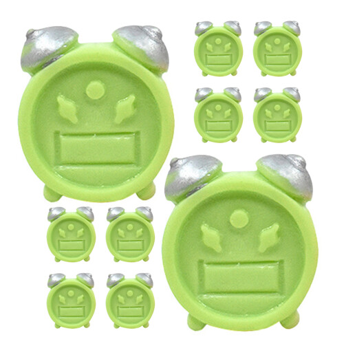 50Stk Uhr Resin Grün Dekorative Wecker 1
