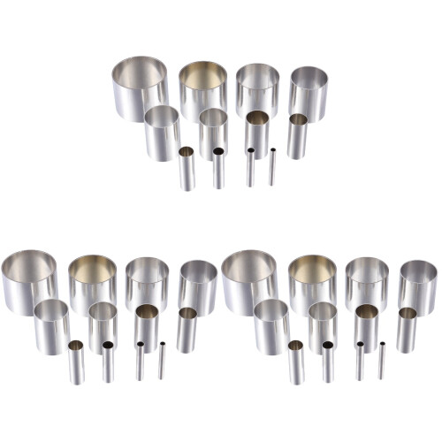 36Stk Runde Ausstecher Clay Cutter Set Silber DIY 1