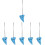 6Stk Beginner Okarina Blau 6 Loch Instrument 3