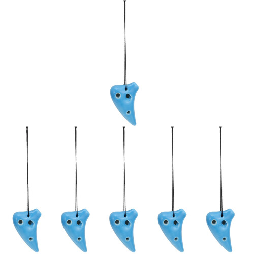 6Stk Beginner Okarina Blau 6 Loch Instrument 2