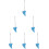 6Stk Beginner Okarina Blau 6 Loch Instrument 9