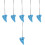 6Stk Beginner Okarina Blau 6 Loch Instrument 4