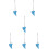 6Stk Beginner Okarina Blau 6 Loch Instrument 11