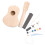 2Sets Basswood Ukulele DIY Kit, Bunt, 4- Ukulele Bausatz 5