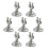 3Sets Metall Memo Kartenhalter Silber Robust Vielseitig 1