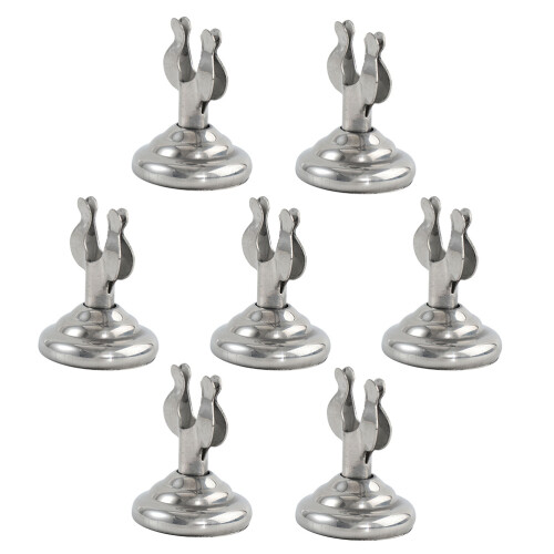 3Sets Metall Memo Kartenhalter Silber Robust Vielseitig
