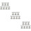 3Sets Metall Memo Kartenhalter Silber Robust Vielseitig 10