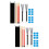 2Sets Percussion Drumsticks Holz 5A Mit Dampfern Und Zubehör Bunt 6