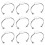 20Stk DIY Ring Basis Silber Metall Ringe Zum Selbermachen 1