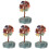 4Stk Kreativer Kristall Baum Desktop Schmuck Multicolor Wohnaccessoire 4