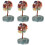 4Stk Kreativer Kristall Baum Desktop Schmuck Multicolor Wohnaccessoire 5