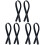 6Stk Bag Strap Schwarz Tote Griff Robust Und 2
