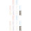 20Stk Bunte Segmente Binder Snap Vier-Loch Kunststoff Ordner Ringe 5
