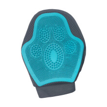 3Stk Doppelseitige Haustierbürste Grün Massagehandschuh Für Fellpflege