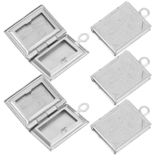10Stk Silberne Anhänger Für DIY 2