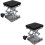 2Stk Mini Scherenlift Labor Hubtisch Schwarz Robust 8