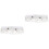2Stk Weiße Detachable False Collar Herrenlos Mit Dekorativem 4