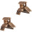 2Pièces En Bois Pour Hamster Pour Petits Rongeurs 3