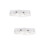 2Stk Weiße Detachable False Collar Herrenlos Mit Dekorativem 7