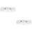 2Stk Weiße Detachable False Collar Herrenlos Mit Dekorativem 6