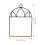 Perchoir Suspendu Hummingbird Noir, Accessoire Cage À Oiseaux 2