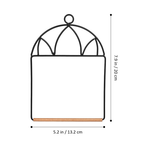 Perchoir Suspendu Hummingbird Noir, Accessoire Cage À Oiseaux 1