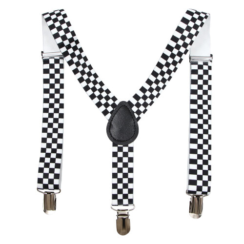 Clips Carreaux Y- Élastiques Noir Pour