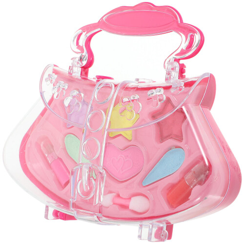 Ensemble De Maquillage Pour Filles Coffret Cosmétiques Simulés (Rose)
