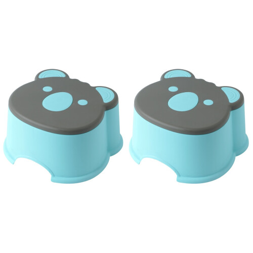 2Pièces Tabourets Bleus Confortables Pour Enfants 1
