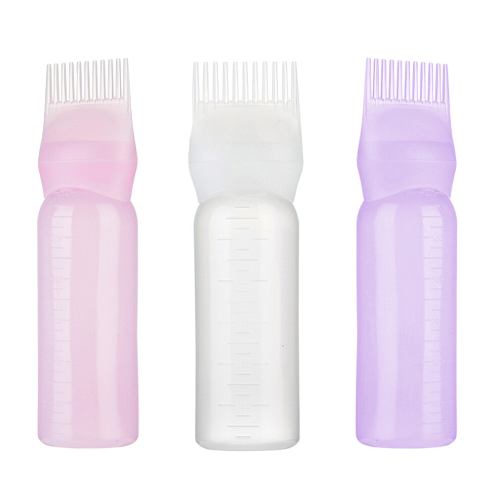 Ohphcall 2 Pack Hair Oiling Bottle Comb Color Applicator Hairdressing Dye