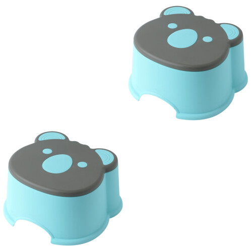2Pièces Tabourets Bleus Confortables Pour Enfants 2