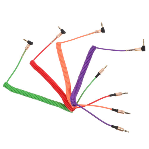 16 Pcs Spring Audio Cable Metal Stereo Accessories