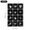 36Pcs Waterproof Black Temporary Stickers Decorative Body 6