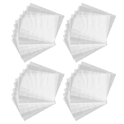 100Pièces Sacs Rétractables PVC Transparents Protection Quotidienne