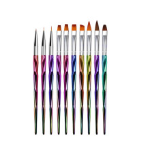 30Pièces Nail Art Pinceaux Assortis, Parfaits Pour Pro
