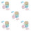 20Pièces Lingettes Écran Portable 2 Faces Couleurs Variées 11