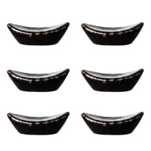 18Pcs Black Chopstick Holder Ceramic Rest Tableware Accessory