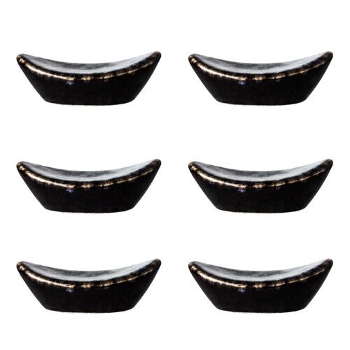 18Pcs Black Chopstick Holder Ceramic Rest Tableware Accessory
