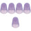 5Pièces Étui Silicone Protection Saxophone Violet Usage Professionnel 4