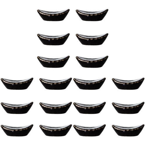 18Pcs Black Chopstick Holder Ceramic Rest Tableware Accessory 1