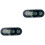 2Pièces Thermomètre Noir Durable 3