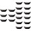 18Pcs Black Chopstick Holder Ceramic Rest Tableware Accessory 6