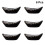 18Pcs Black Chopstick Holder Ceramic Rest Tableware Accessory 10